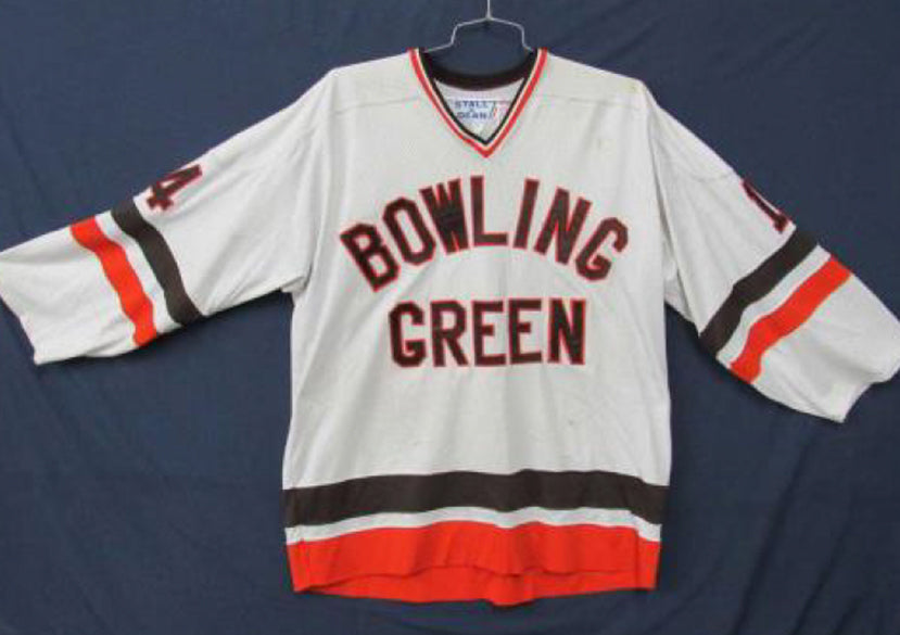 Stall Dean Game Worn Hockey Jersey Ty Eigner Bowling Green University