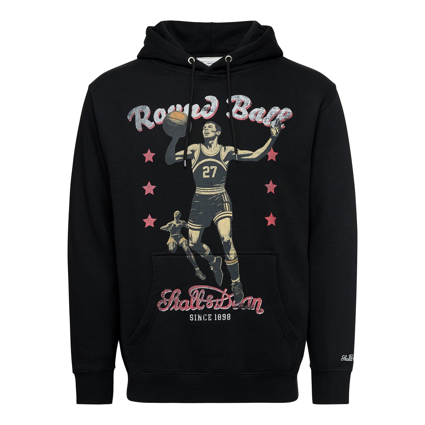 Round Ball Fleece Hoodie