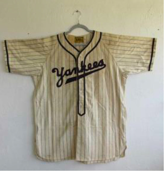 Stall & Dean Game Worn Yankees Baseball Jersey #2