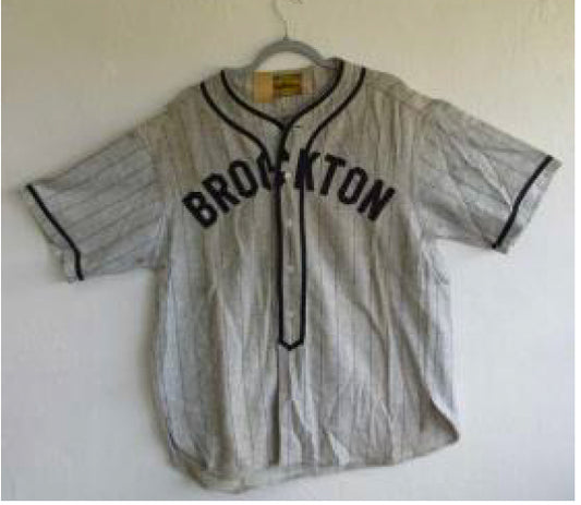 Stall & Dean Game Worn Baseball Jersey - Brockton #4