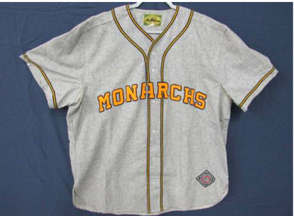 Stall & Dean Game Worn Baseball Jersey - Monarchs #10