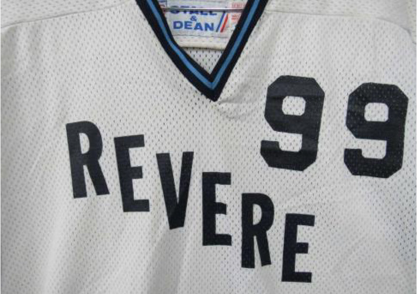 Stall & Dean Game Worn Hockey Jersey - Revere High School