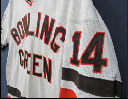 Stall & Dean Game Worn Hockey Jersey - Ty Eigner, Bowling Green University