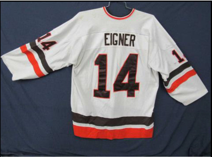 Stall & Dean Game Worn Hockey Jersey - Ty Eigner, Bowling Green University