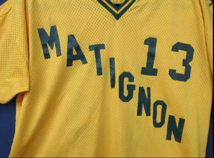 Stall & Dean Game Worn Hockey Jersey – Matignon High School