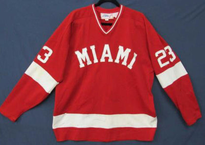 Stall & Dean Game Worn Hockey Jersey – Miami University