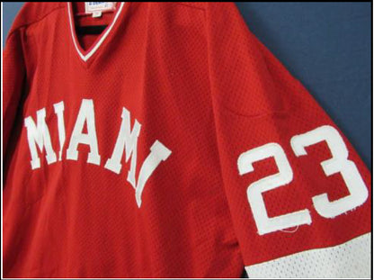 Stall & Dean Game Worn Hockey Jersey – Miami University