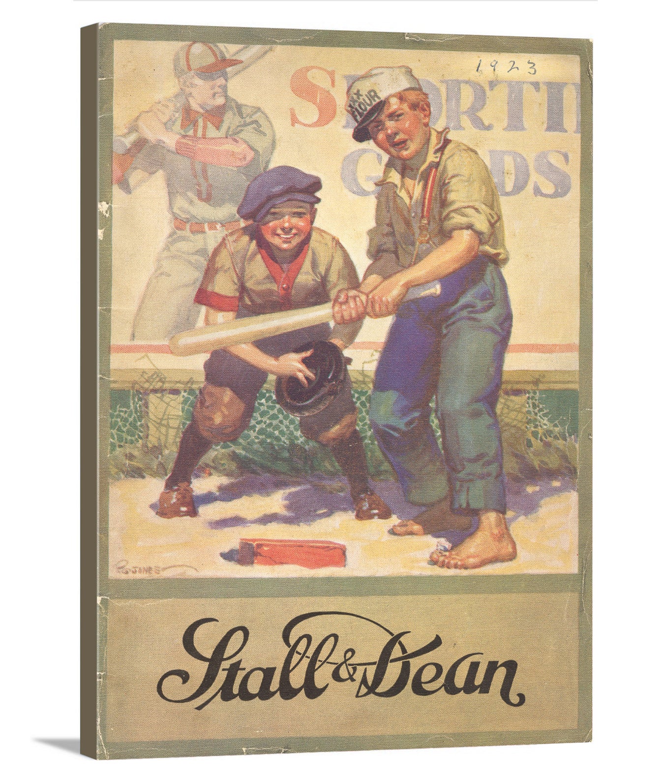 Stall & Dean Canvas Print - Vintage Spring / Summer 1923 Catalog Cover