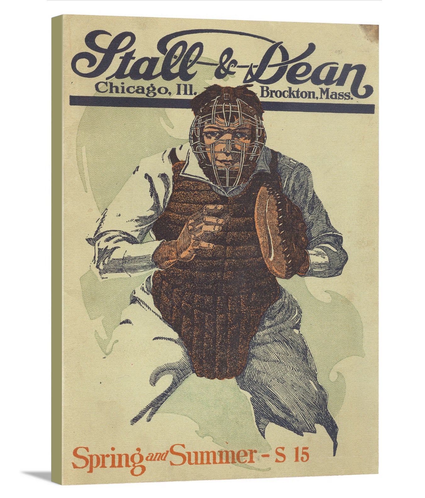 Stall & Dean Canvas Print - Vintage Spring & Summer 1915 Catalog Cover