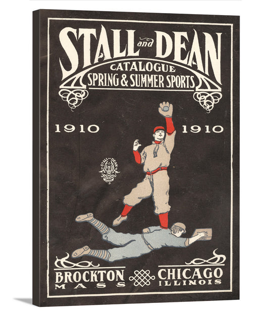 Stall & Dean Canvas Print - Vintage Spring & Summer 1910 Catalog Cover