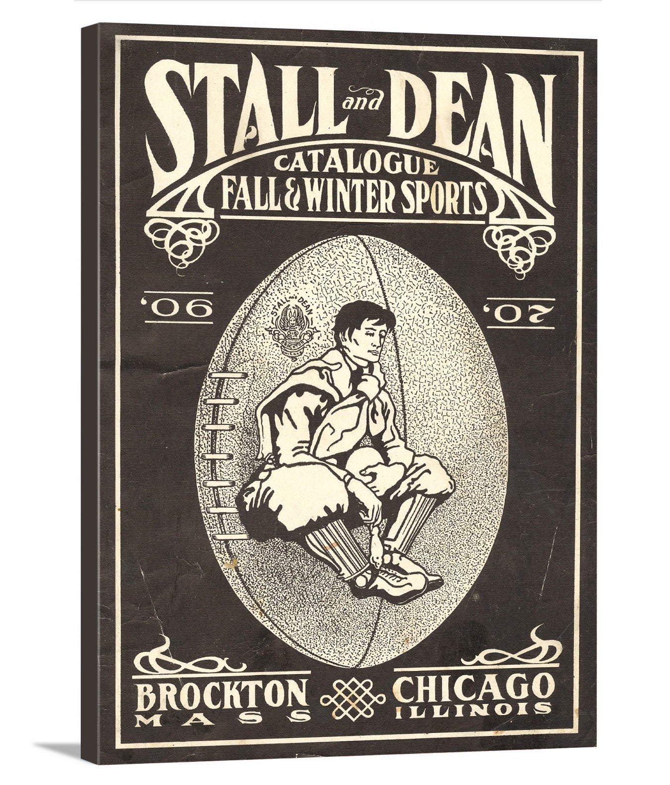 Stall & Dean Canvas Print - Vintage Fall & Winter 1906-07 Catalog Cover